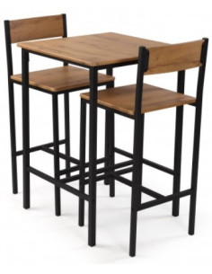 Conjunto mesa y 2 sillas Versa cocina compacto