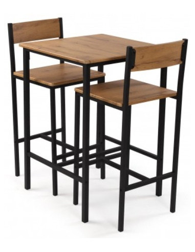 Conjunto mesa y 2 sillas Versa cocina compacto