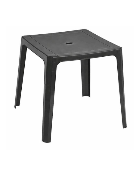 MESA BEACH BAR GRIS OSCURO 70X70 CM