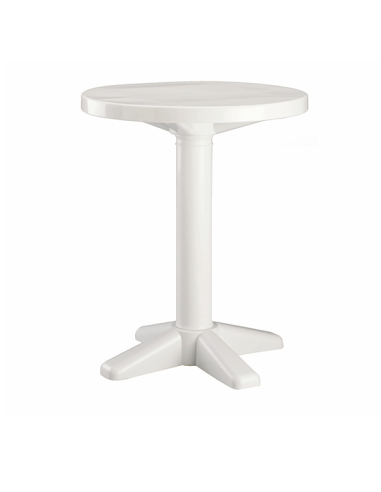 MESA BANYOLES BLANCA 60 CM