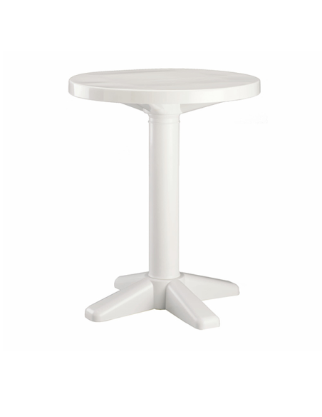 MESA BANYOLES BLANCA 60 CM