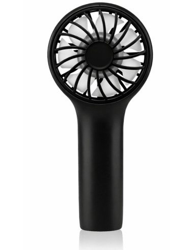 Ventilador mano recargable Travel negro 3 velocidades