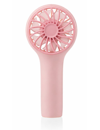 Ventilador mano recargable Travel rosa 3 velocidades