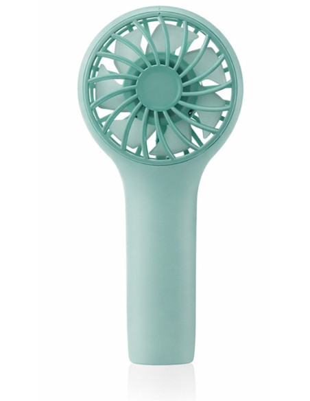 Ventilador mano recargable Travel verde 3 velocidades