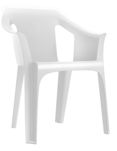 SILLON RESINA BLANCO COOL