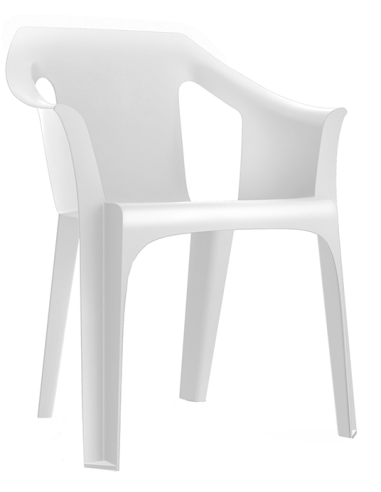 SILLON RESINA BLANCO COOL