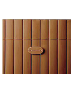 KIT FIJACION CAÑIZO PVC MARRON 26 uds