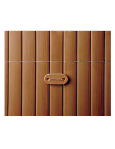 KIT FIJACION CAÑIZO PVC MARRON 26 uds