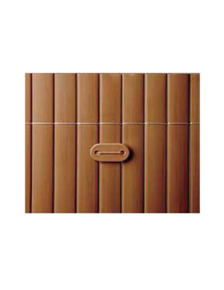 KIT FIJACION CAÑIZO PVC MARRON 26 uds