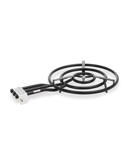 PAELLERO TUBO GAS BUTANO 3 FUEGOS 60 CM