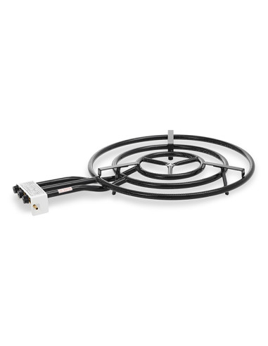 PAELLERO TUBO GAS BUTANO 3 FUEGOS 70 CM