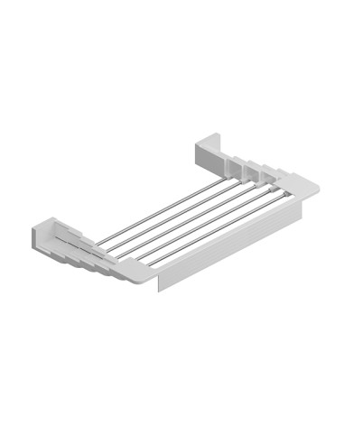 TENDEDERO TOALLERO EXTENSIBLE PARED BLANCO 4 M