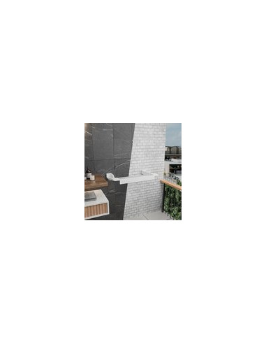 TENDEDERO TOALLERO EXTENSIBLE PARED BLANCO 4 M