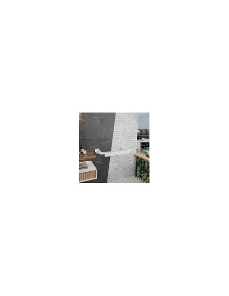 TENDEDERO TOALLERO EXTENSIBLE PARED BLANCO 4 M