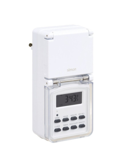Programador digital exterior IP44 3600W 16A