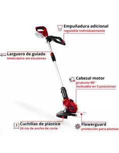 Cortabordes batería Einhell GE-CT 18 Li Solo 2