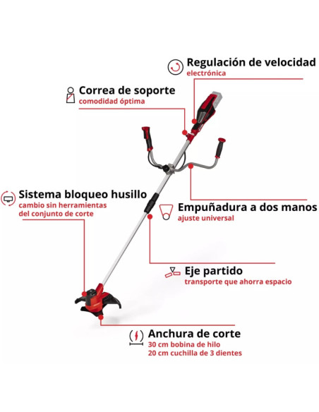 Desbrozadora batería Einhell AGILLO 18/200