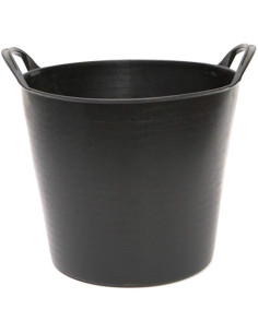 CAPAZO PLASTICO NEGRO 26 L