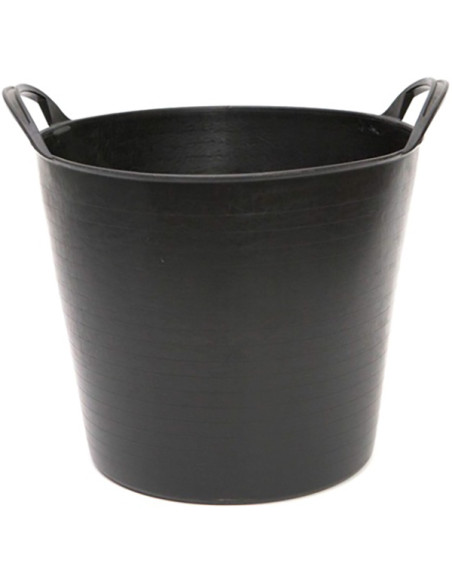 CAPAZO PLASTICO NEGRO 26 L