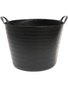 CAPAZO PLASTICO NEGRO 42 L