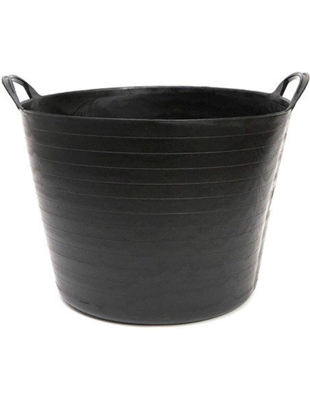 CAPAZO PLASTICO NEGRO 42 L