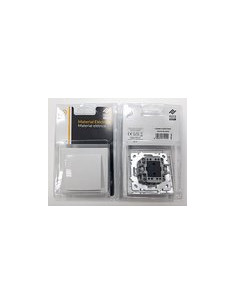 CONMUTADOR EMPOTRAR CRUCE BLANCO 10 AMP 2