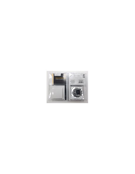 CONMUTADOR EMPOTRAR CRUCE BLANCO 10 AMP