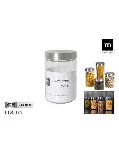 BOTE CRISTAL HERMETICO 1,25 L