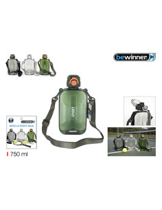 BOTELLA CANTIMPLORA AGUA C/COLGADOR SURT 750 ML