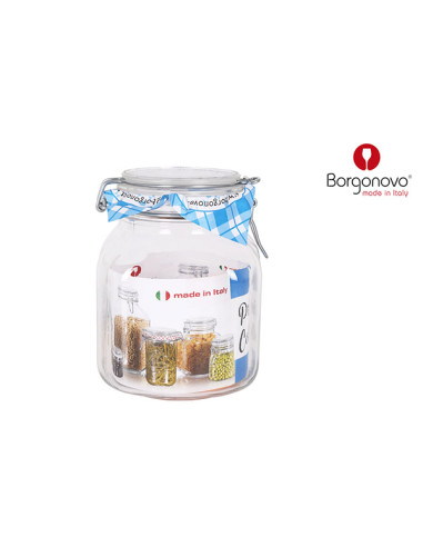 BOTE CRISTAL HERMETICO 1700 ML