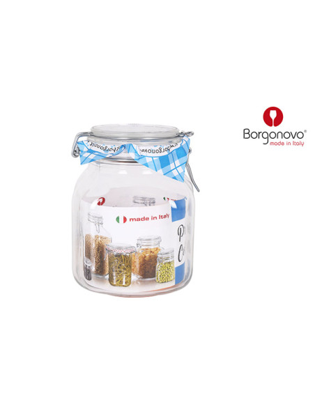 BOTE CRISTAL HERMETICO 1700 ML
