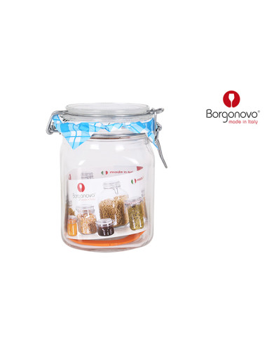 BOTE CRISTAL HERMETICO 1000 ML