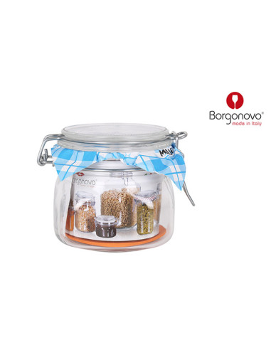 BOTE CRISTAL HERMETICO 500 ML