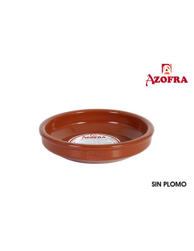CAZUELA BARRO VITRO 18 CM