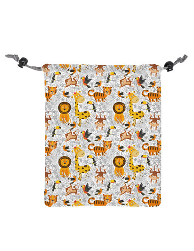 BOLSA PORTA ALIMENTOS LEONES 23X27,5