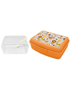 FIAMBRERA 1 DIVISOR CON TENEDOR LEONES 18X6X13
