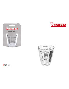 VASO MEDIDOR PLASTICO 30 ML