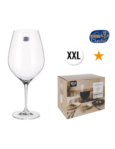 COPA VINO CRISTAL BELIA SET 6 1 L