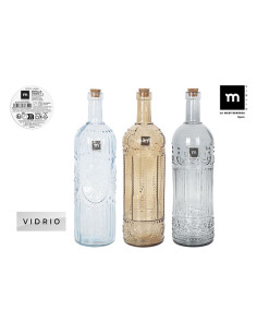 BOTELLA VIDRIO PINTADA SURTIDA 1 L