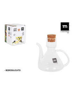 ACEITERA CRISTAL RUSTICO CORCH 500 ML