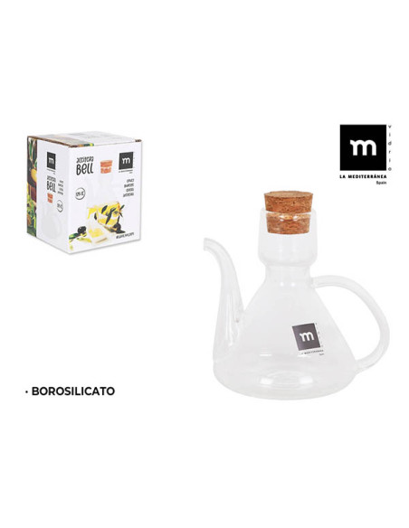 ACEITERA CRISTAL RUSTICO CORCH 500 ML