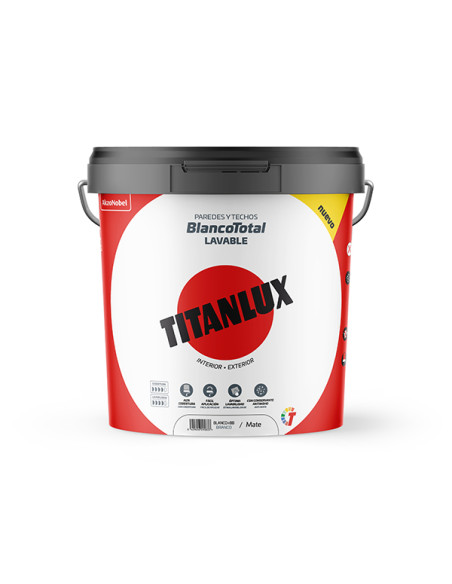 PINTURA PLASTICA BLANCO TOTAL 4 L