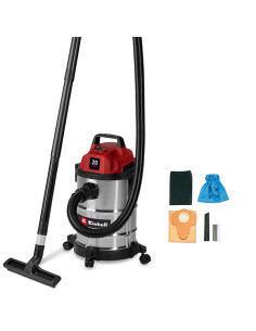 ASPIRADOR INOX SECO HUMEDO 20L 900 W