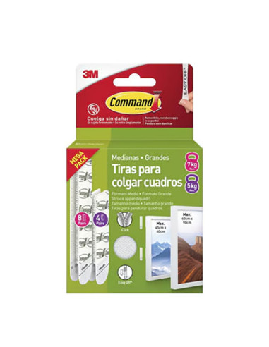 TIRAS ADHESIVAS MED Y GRANDE 5-7 KG