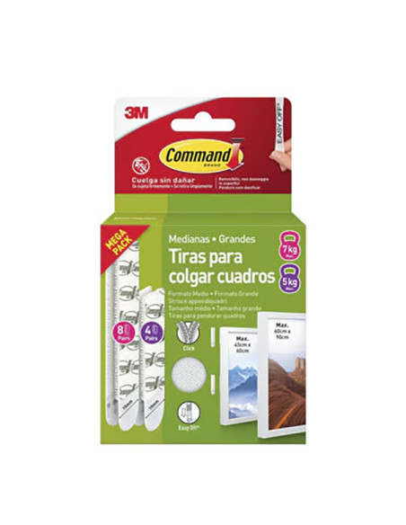 TIRAS ADHESIVAS MED Y GRANDE 5-7 KG