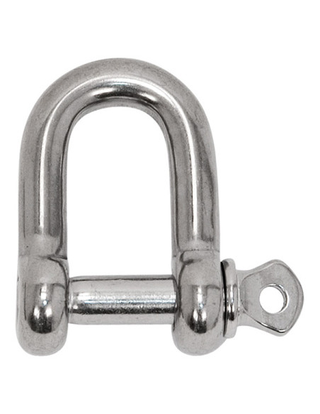 GRILLETE RECTO INOX 6 MM