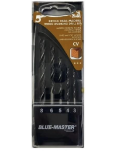 BROCA MADERA 3P JGO.5 PZS 4-10 MM