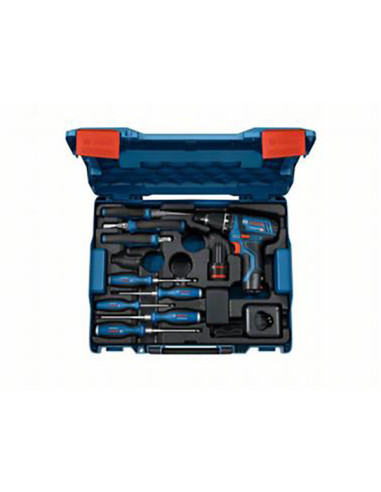 TALADRO ATOR BL 2V +SET HERRAMIENTAS 12 V