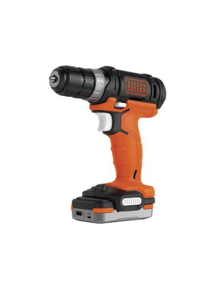 Taladro atornillador Black+Decker 12V 26Nm BDCDD12S1