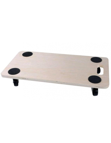 Base madera con ruedas Bricotech 57,5x29 cm